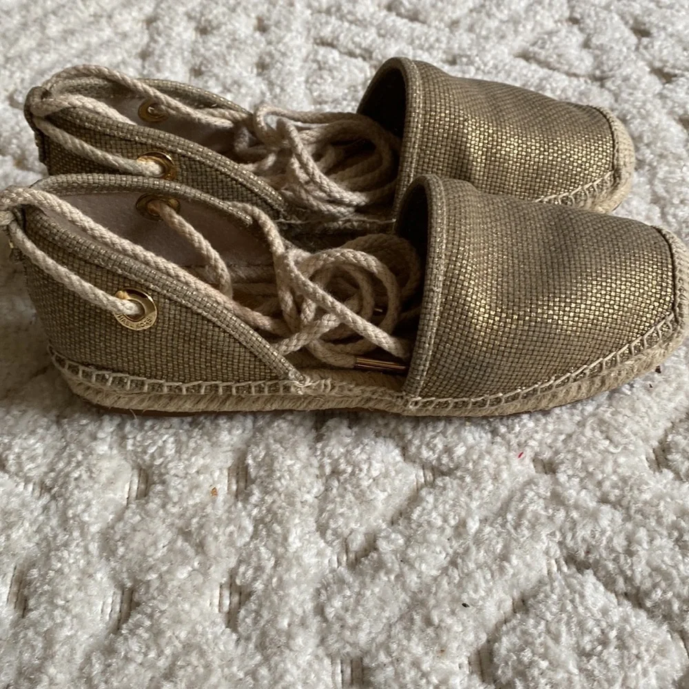 Michael Kors Margie Metallic Espadrilles
